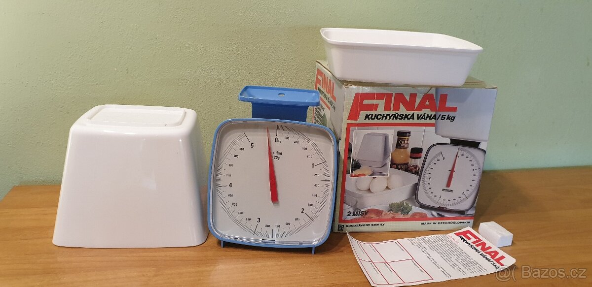 Kuchyňská váha KZ Semily retro nová - 3