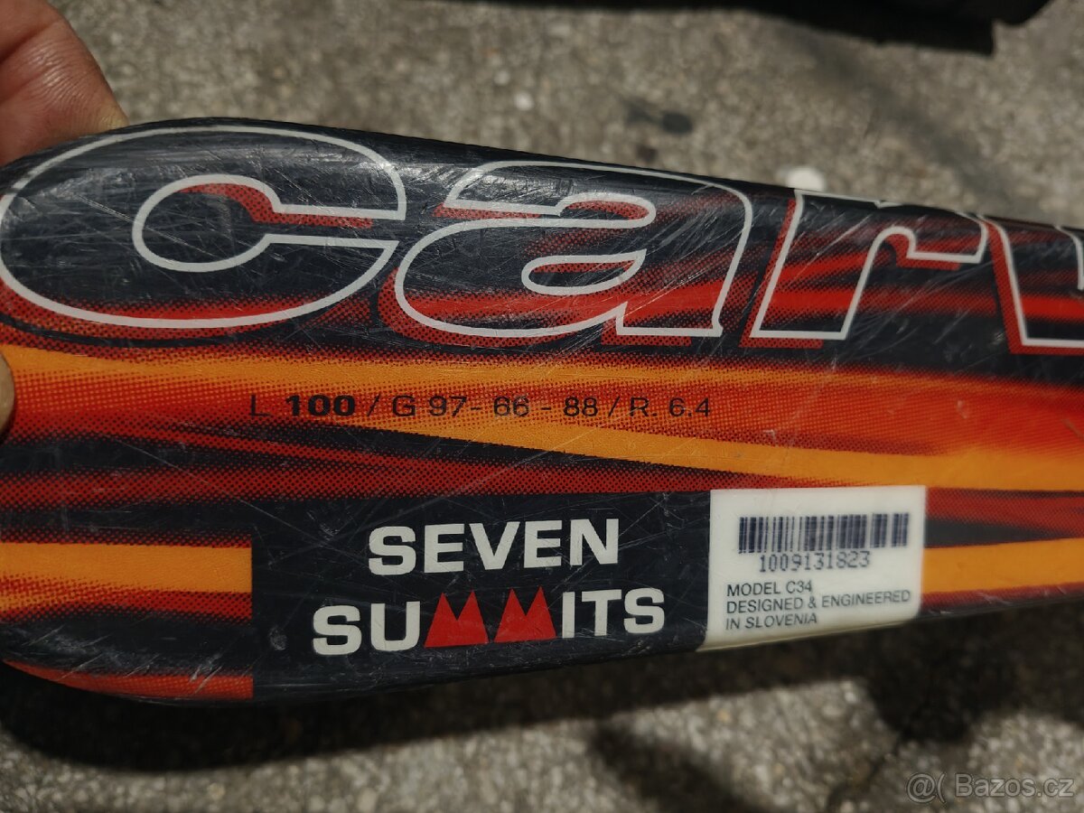 Dětské lyže 100cm + lyžáky + helma - 3