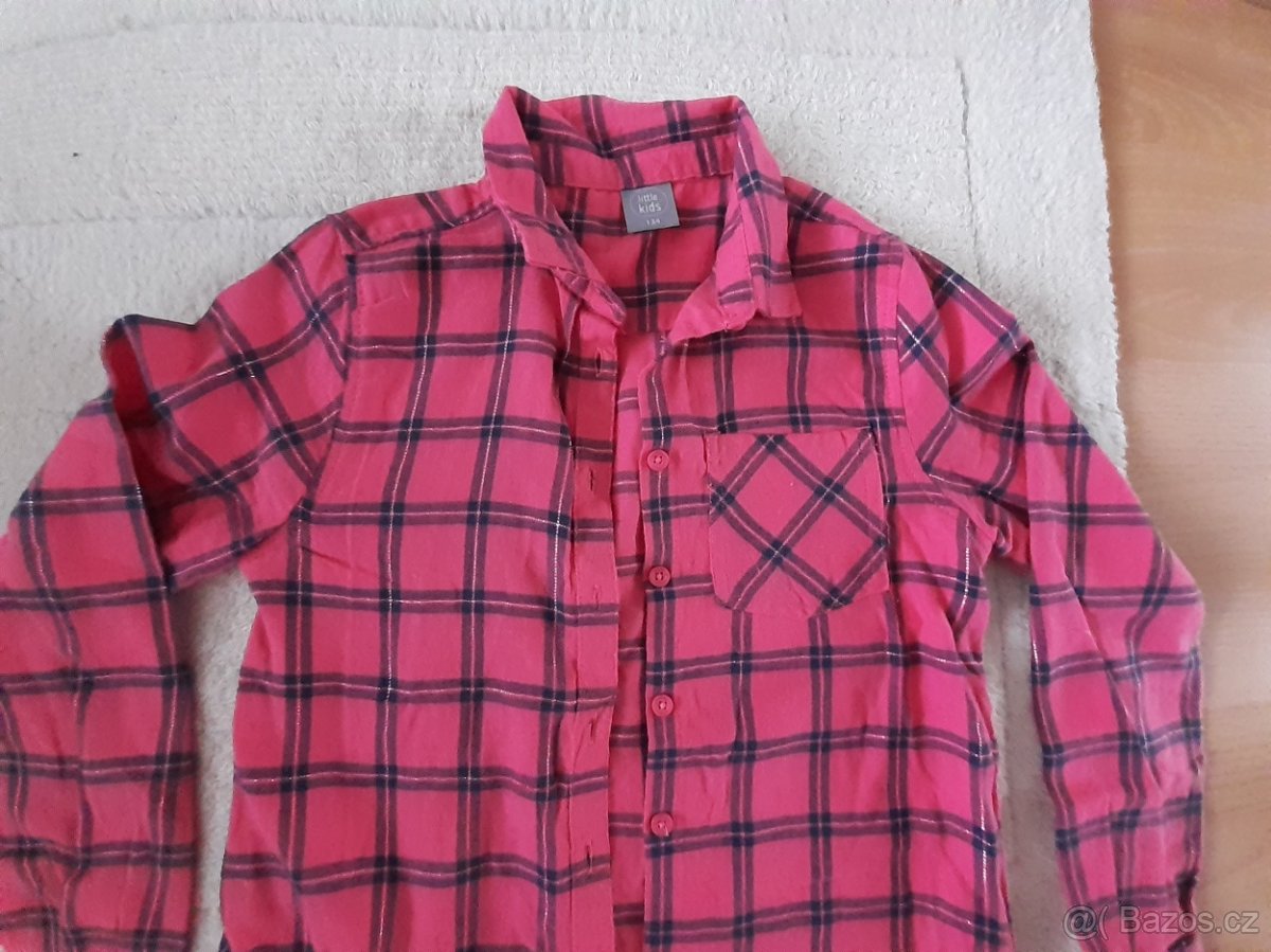 Košile flanel.vel.134 - 3