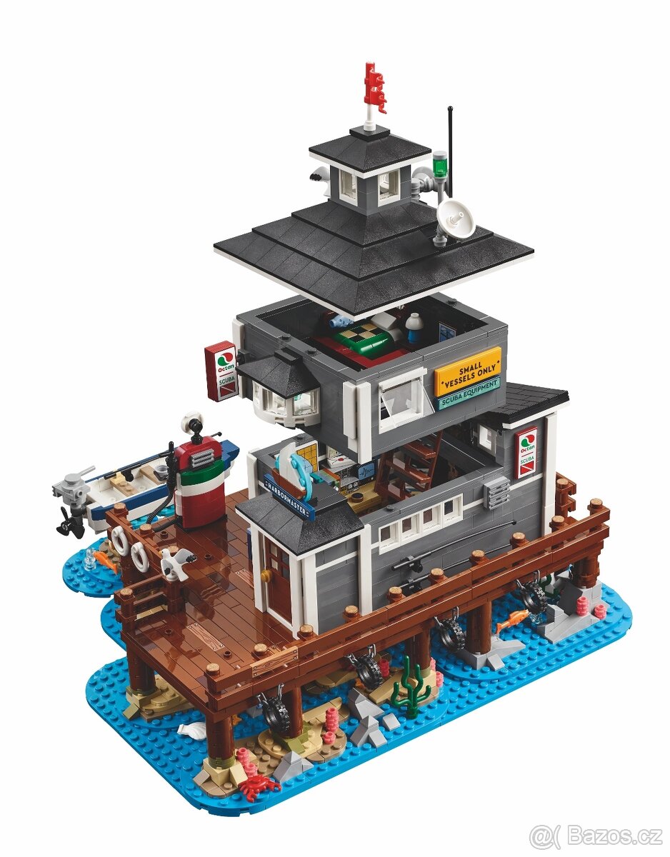 Lego Bricklink 910040 Kancelář správce a přístavu - 3