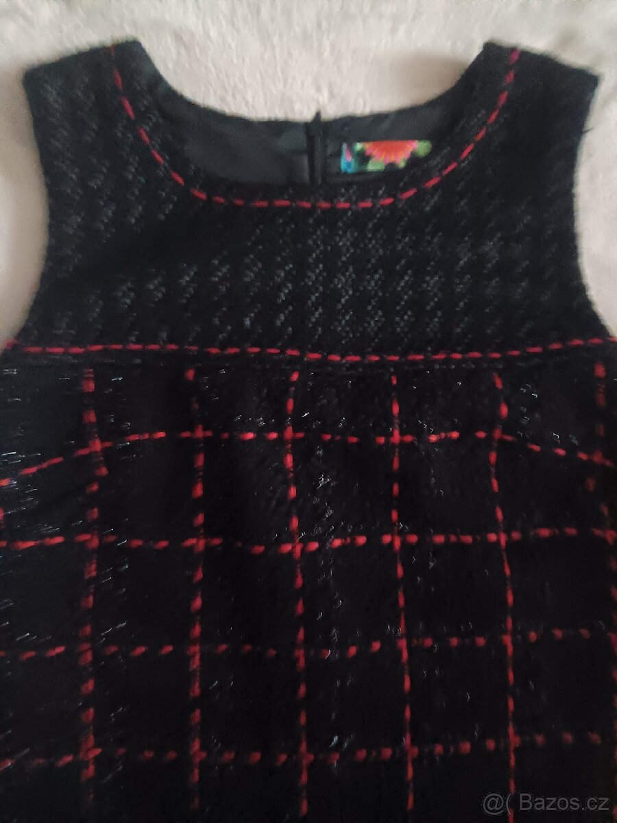 Desigual teplé,pouzdrové šaty vel.38 - 3