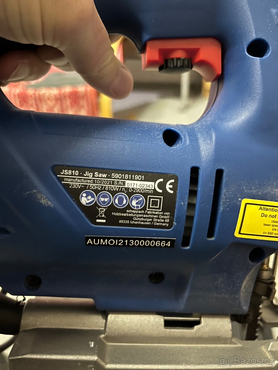 Pila přímočará Scheppach JS810 elektrická 810W. Záruka 05/26 - 3