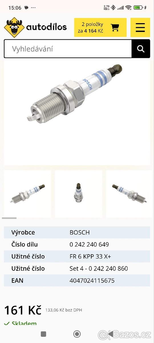 Zapalovací svíčka Bosch - 3