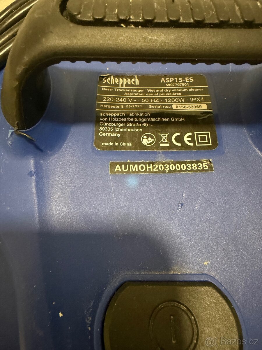 Průmyslový vysavač Scheppach - 3