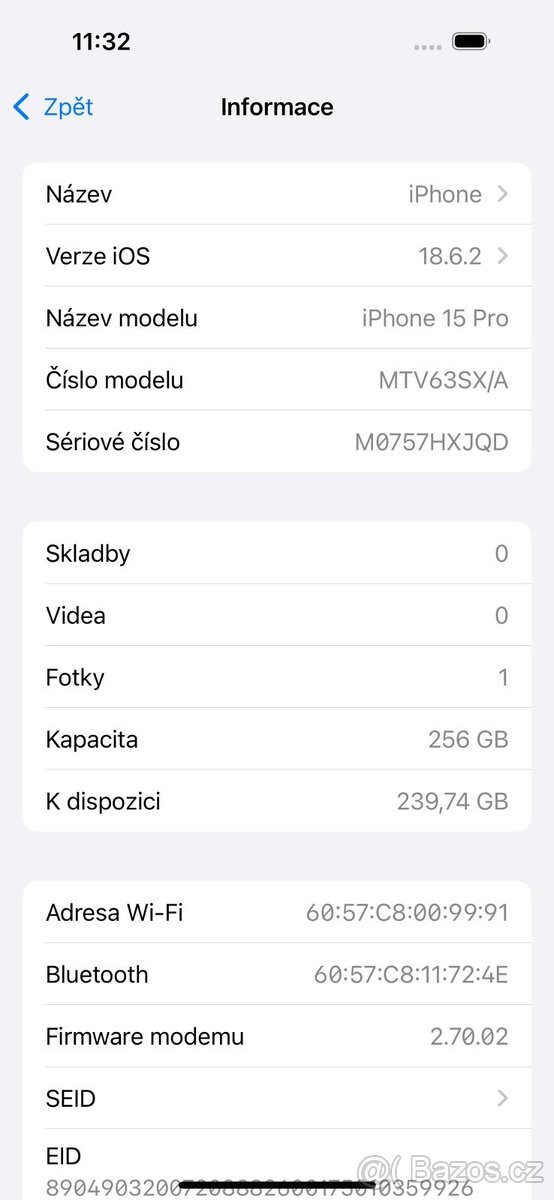 iPhone 15 Pro 256GB Modrý Titan - 3
