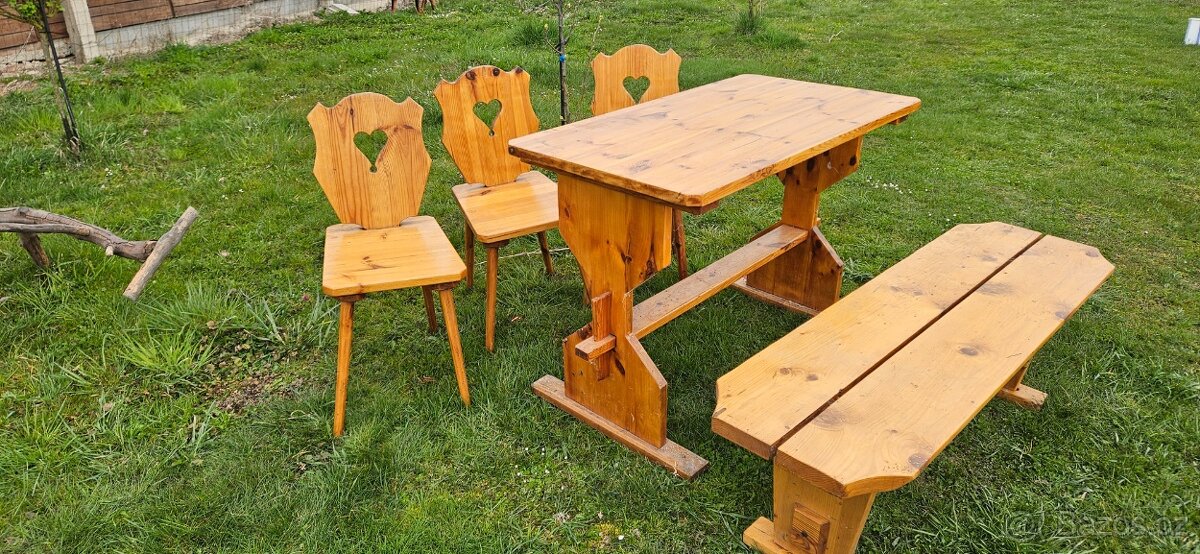 Stůl,židle a lavice - 3