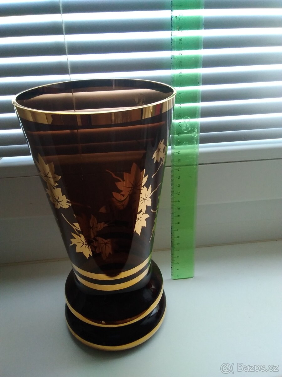 Prodám skleněné vázy retro za 200 Kč - 3