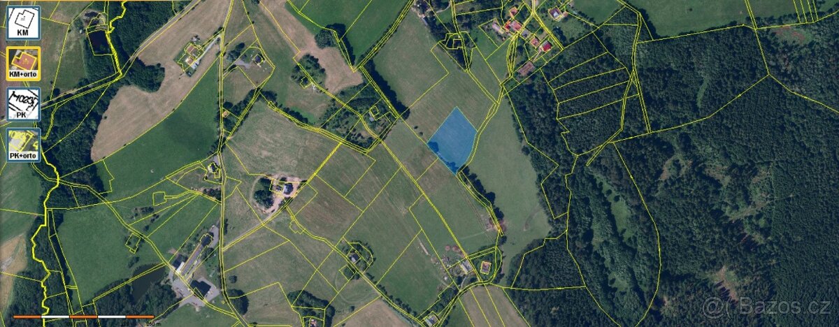 Prodej podílu na pozemku v kú Záboří u Proseče - 3