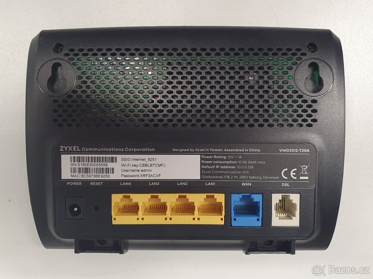 Modem/Router Zyxel VMG3312-T20A - 3