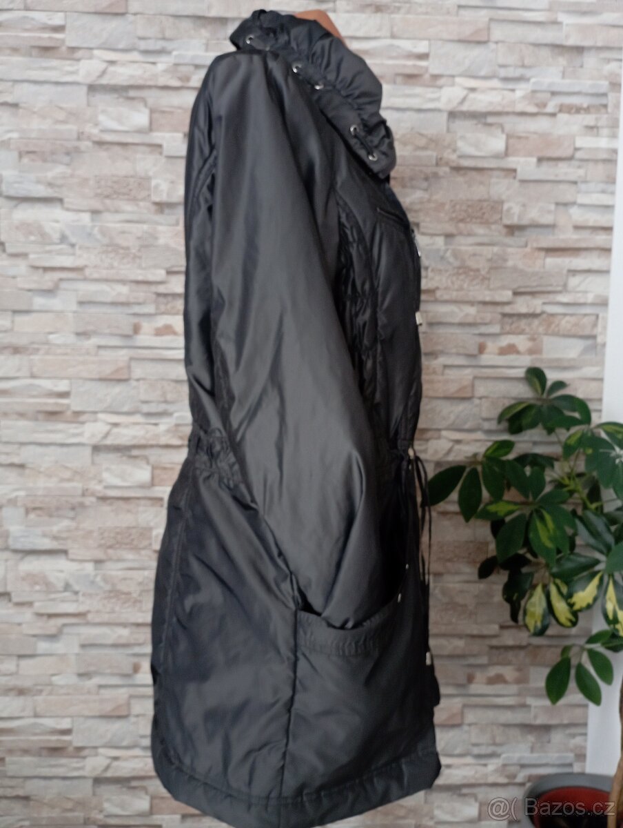 Antracitová zimní/podzimní bunda, parka Canda vel. L - 3