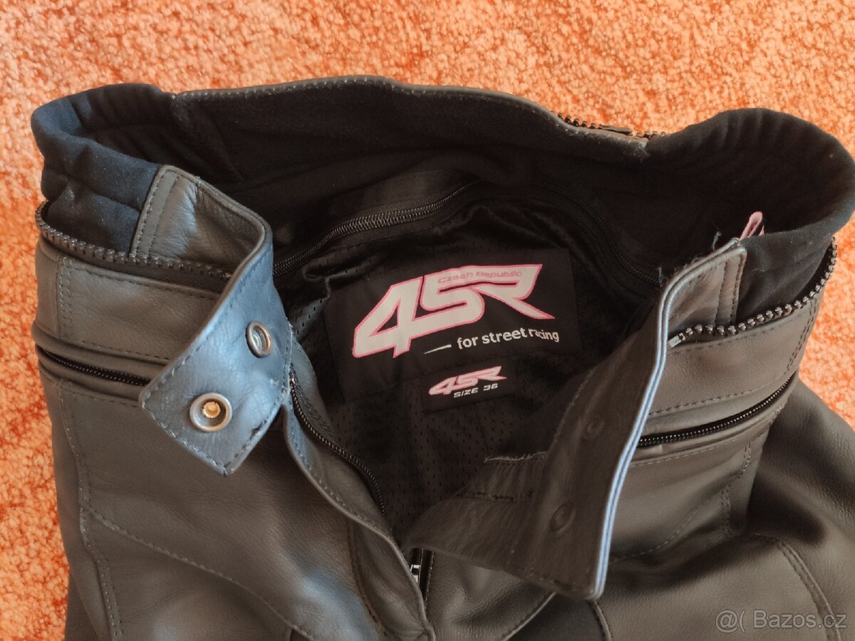 Dámské kalhoty na motorku 4SR kožené, velikost 36 - 3