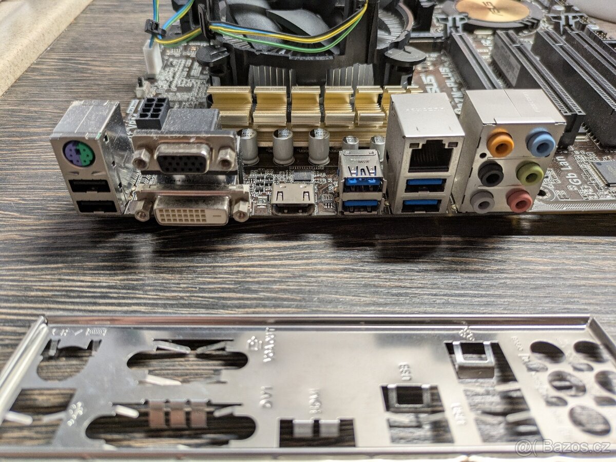 Základní deska ASUS H97M-PLUS + i5-4570S + 8GB RAM - 3