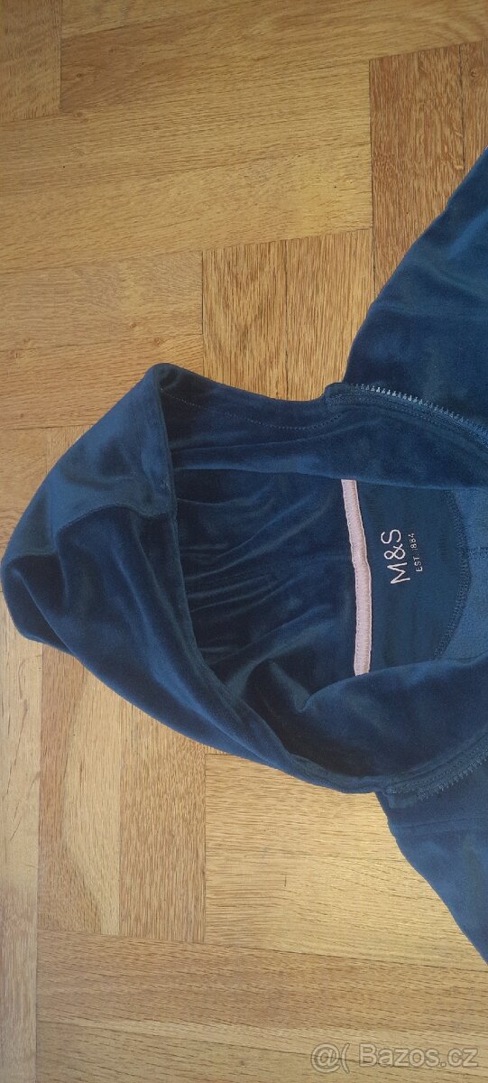 Sametový overal Marks&Spencer vel.128 - 3