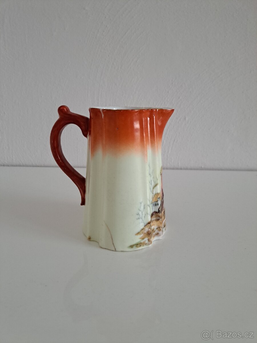 Starý keramický džbánek / mléčenka - 3