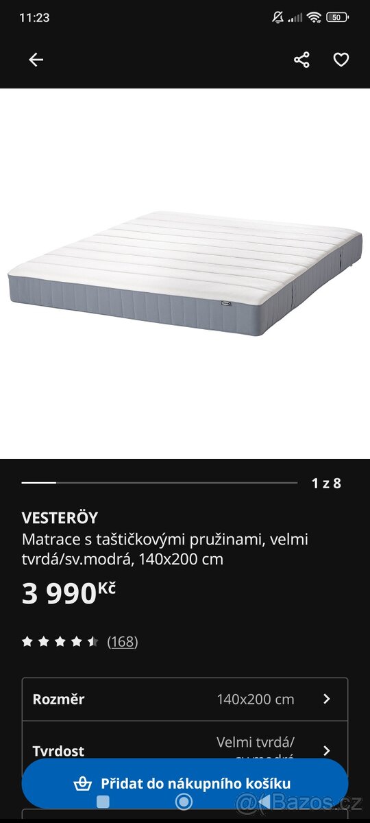 Matrace IKEA 140x200 - 3