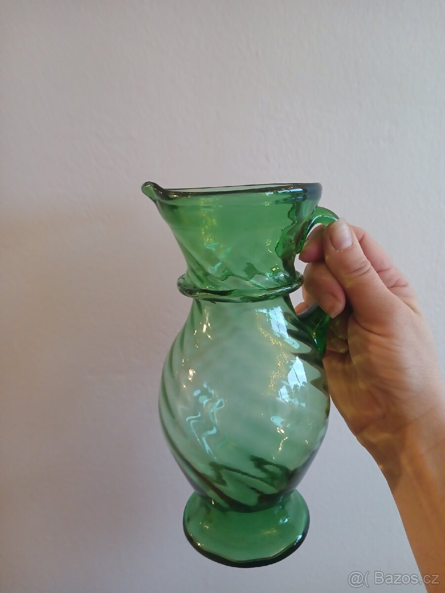 Retro skleněný džbán - 3