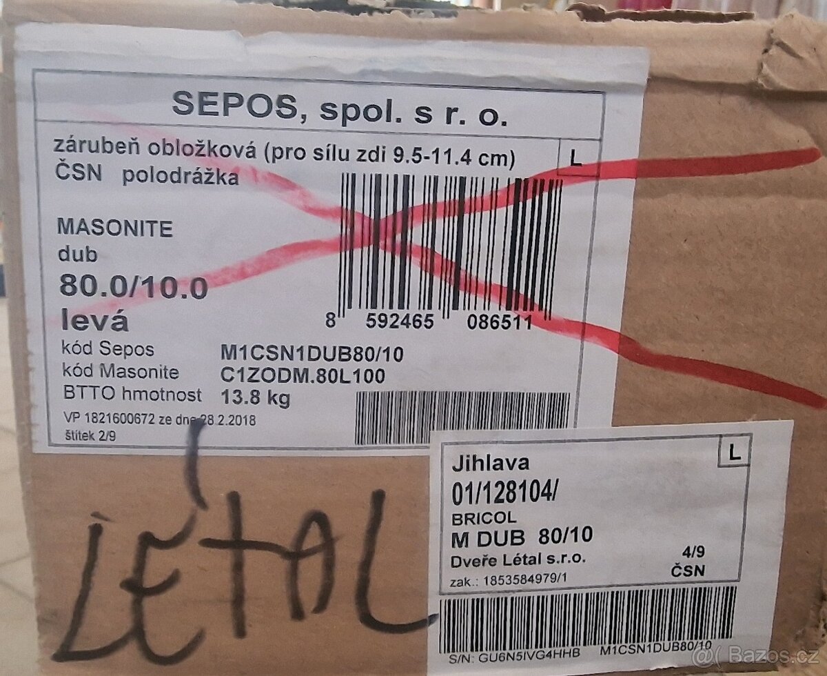 Obložková zárubeň Masonite dub leva - 3