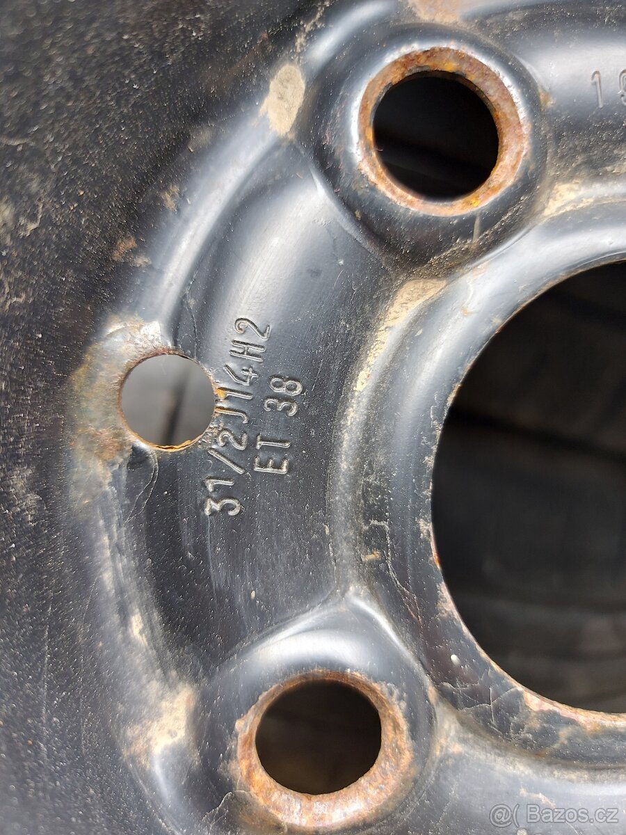 4x100 R14 Rezerva Dojezdové kolo - 3