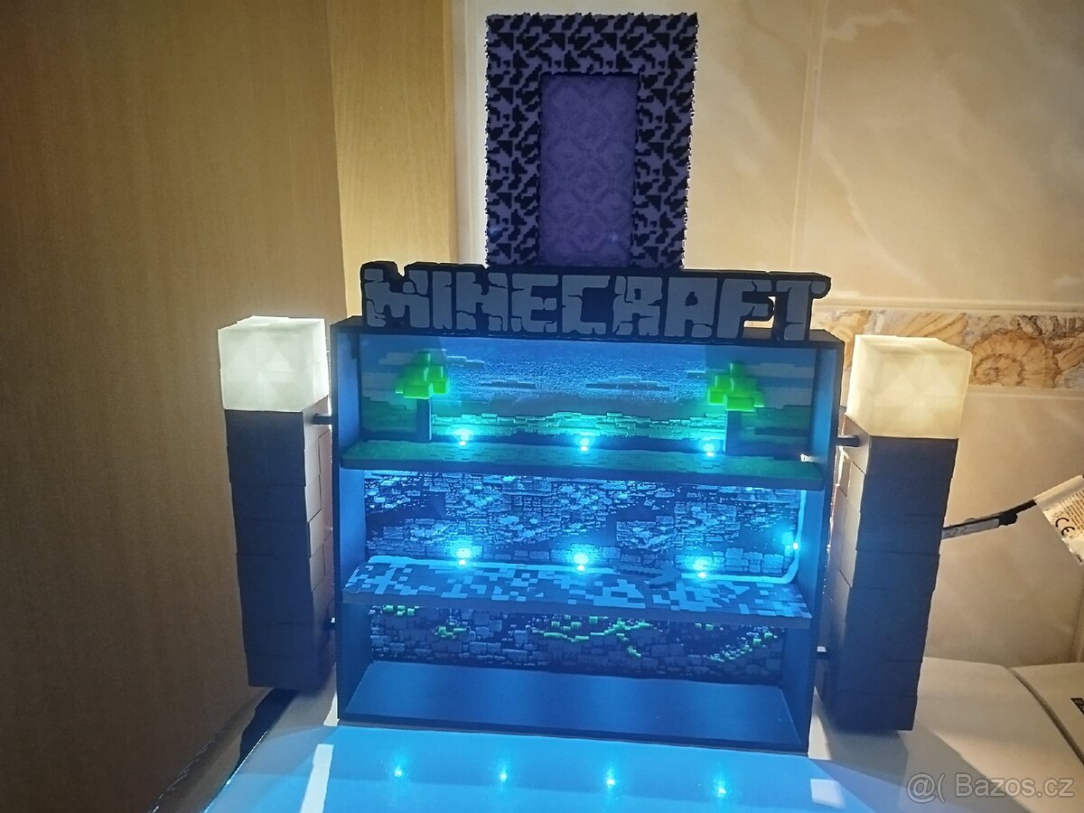 Minecraft polička - 3