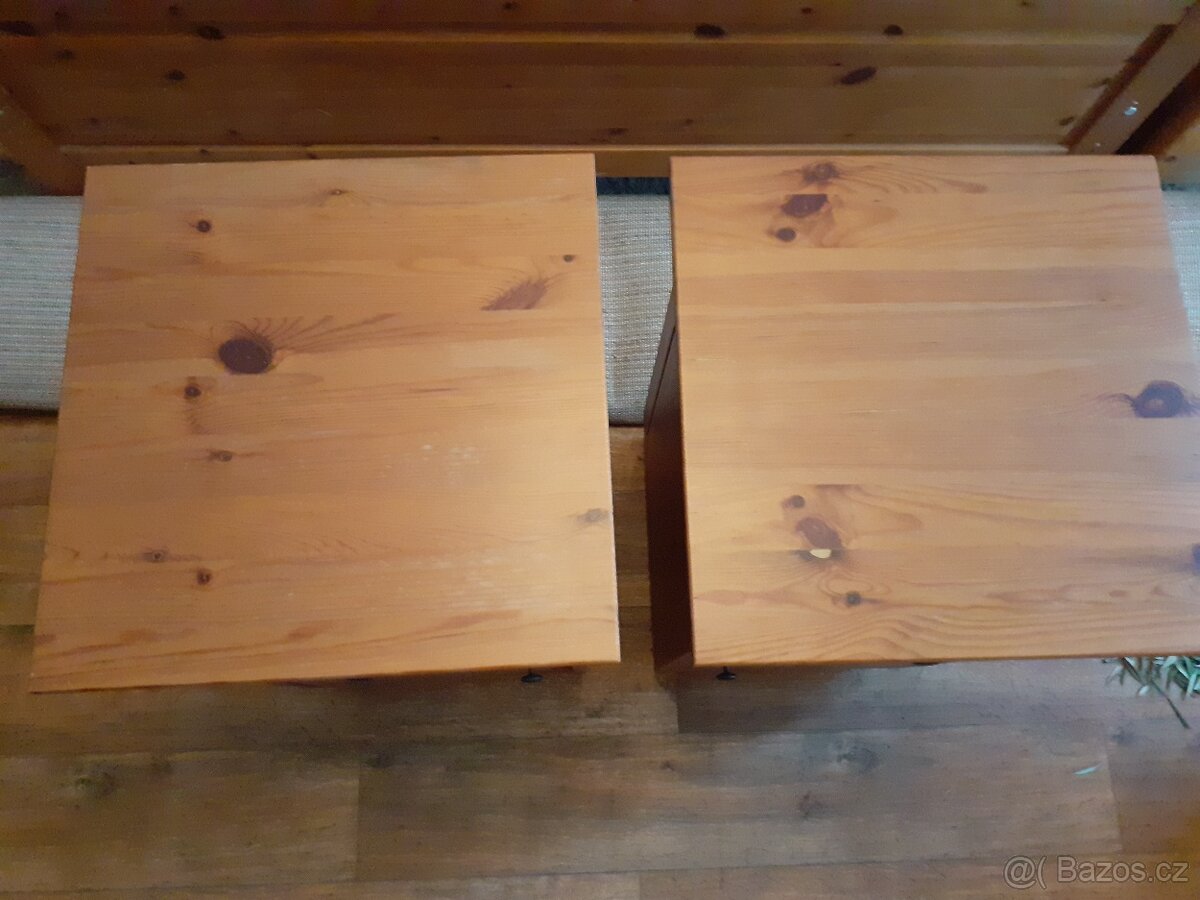 Ikea noční stolek Leksvik - 3