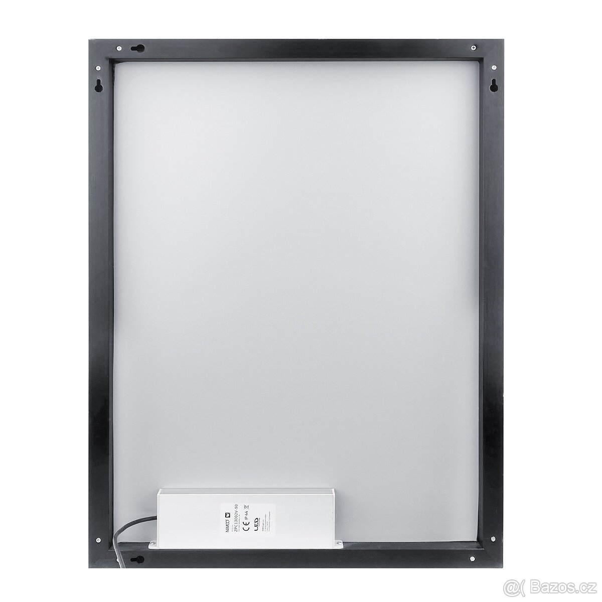 Černé LED zrcadlo 60 x 80 - 3