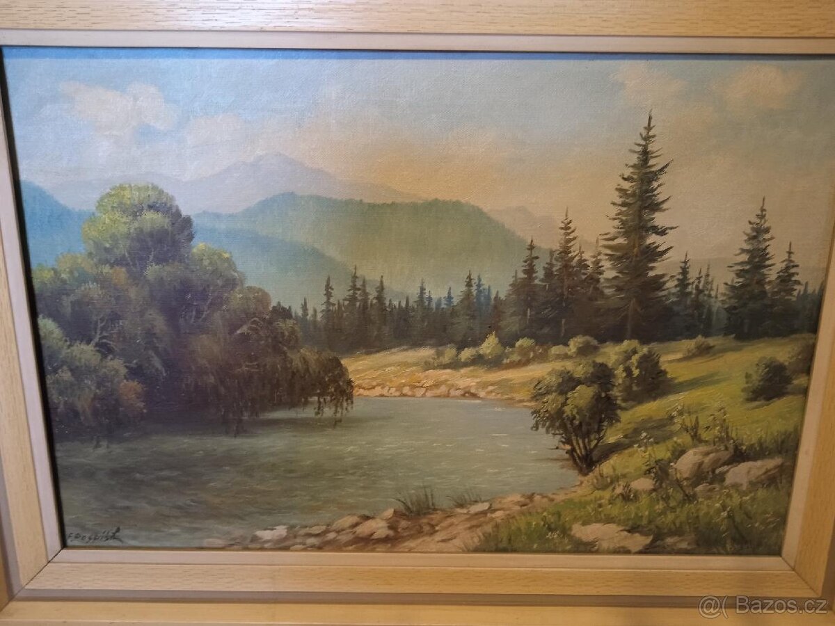 František Pospíšil ,malíř, pedagog (n.1896), Krajina Moravy - 3