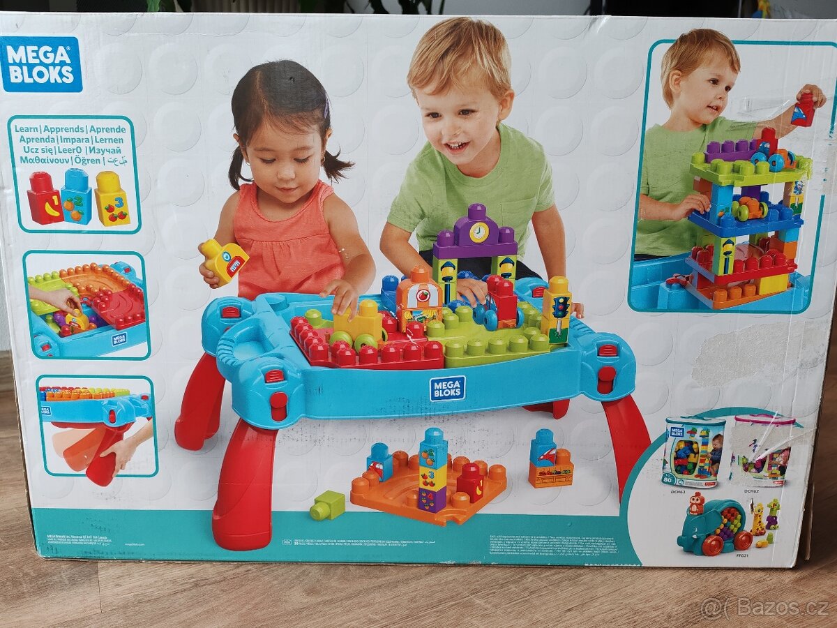 Mega Bloks - Pracovna malého stavitele + 60 dílná stavebnice - 3
