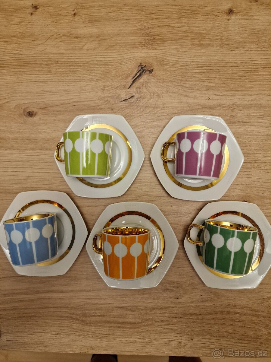 RETRO IKONA: Nekompletní moka servis SOPHIA od J. Ježka, r. - 3