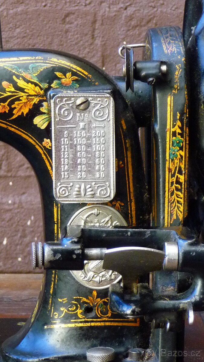 Starý ŠICÍ stroj SINGER - 3
