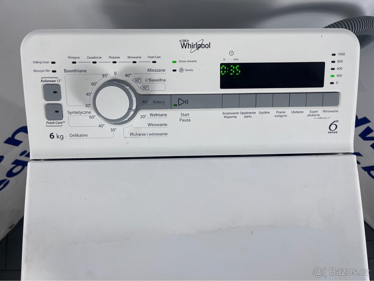 Pračka Whirlpool TDLR 65230SS CS/N bílá - 3