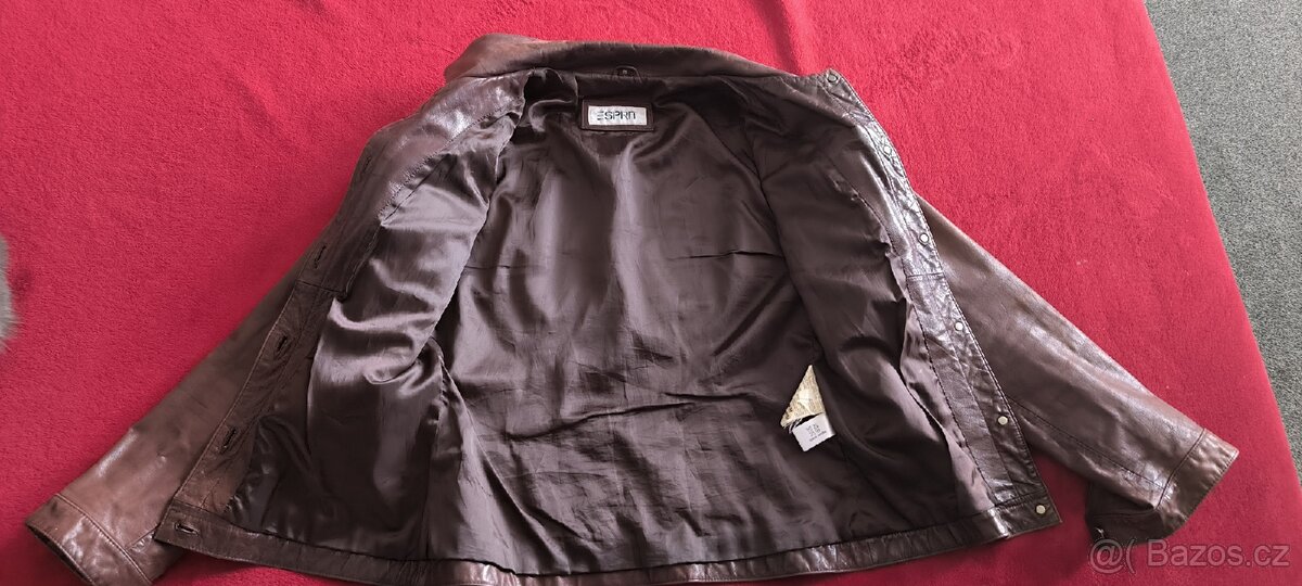 Kožená bunda Esprit velikost M. - 3