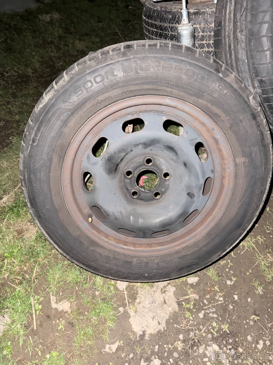 Sada plechových ko 7mm, 5x100 r15 - 3