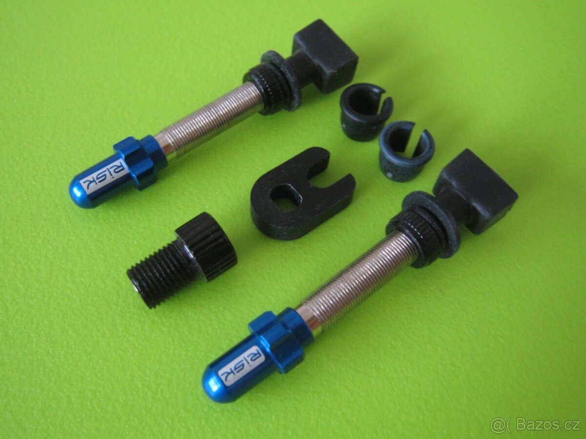 Nová sada bezdušových galuskových ventilků RISK Presta 40mm - 3