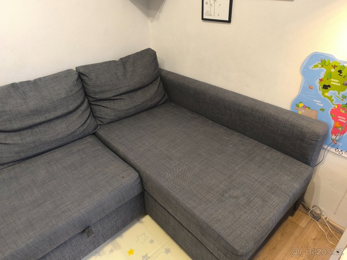 Rohová rozkládací sedačka IKEA - 3