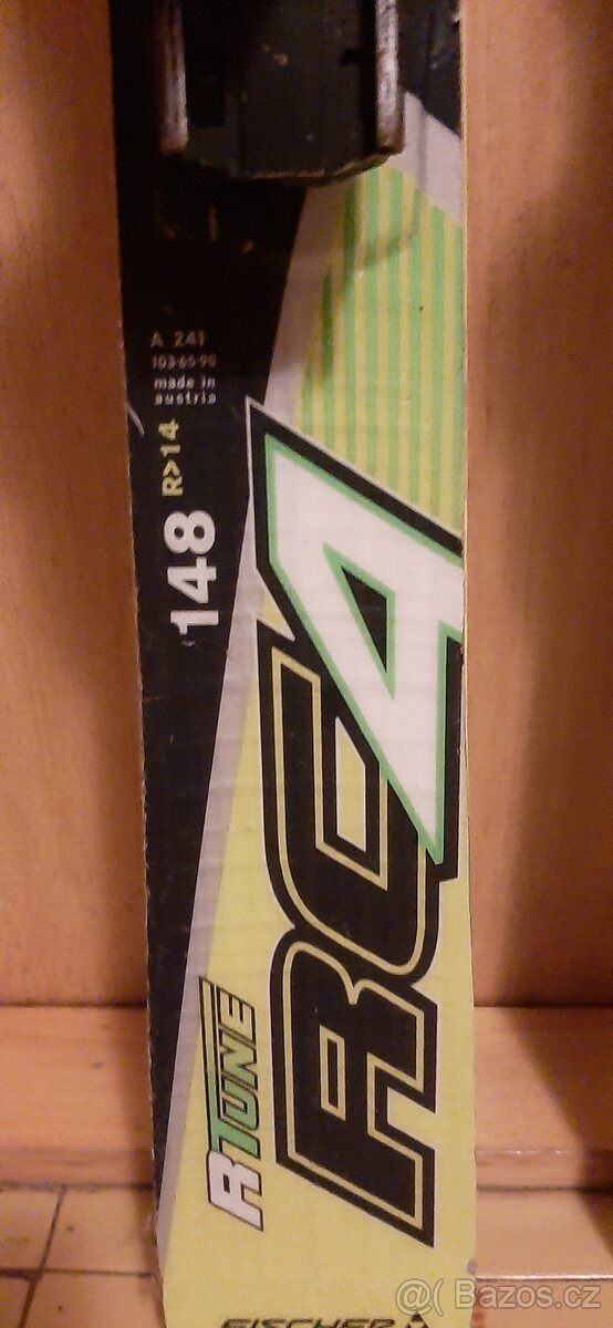 Lyže Fischer 148cm s vázáním - 3