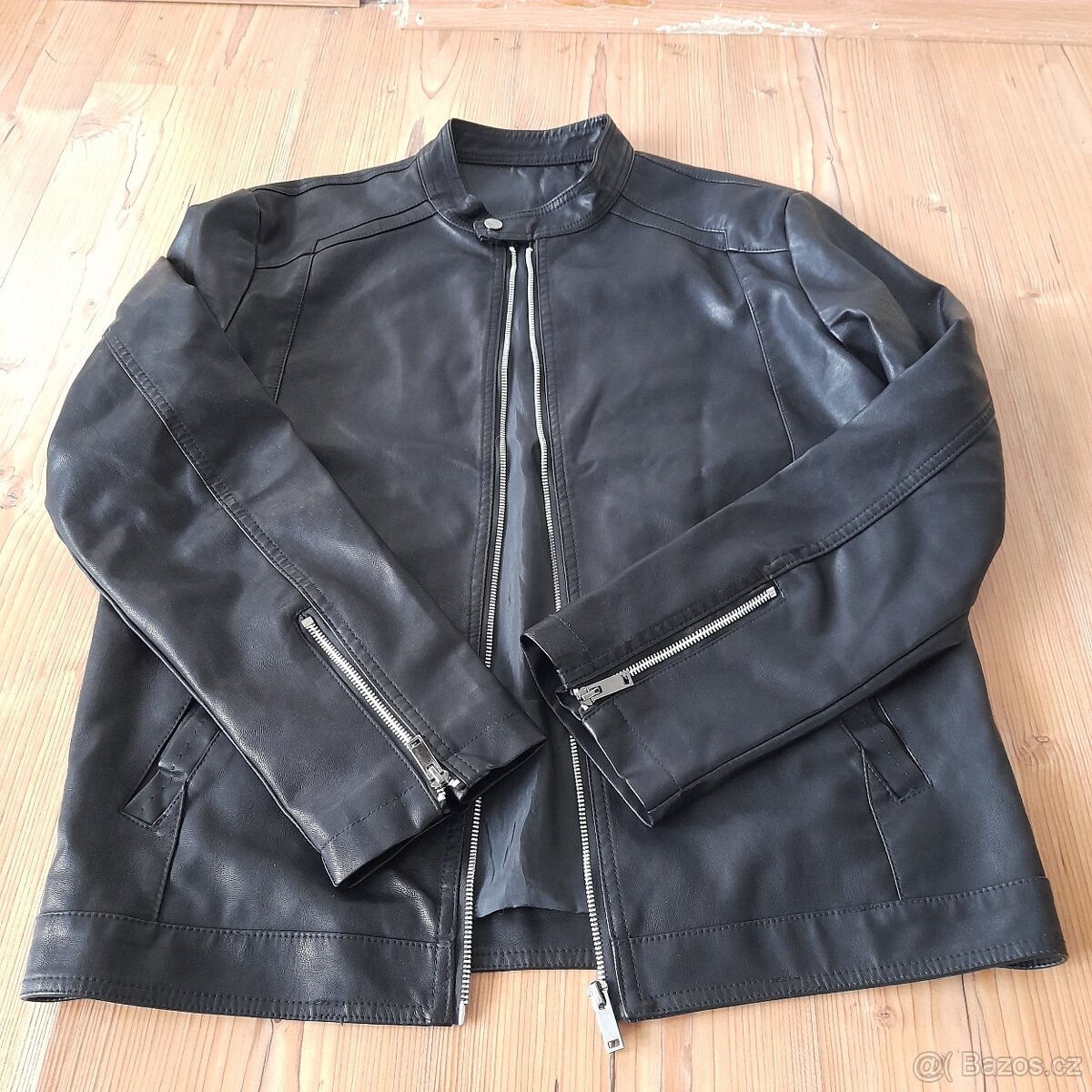 Kožená bunda pánská L/ XL - NOVÁ, NENOŠENÁ - 3