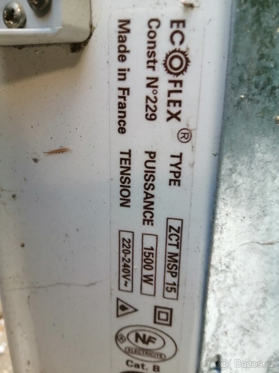 ELEKTRICKÉ PŘÍMOTOPY ECOFLEX - 3