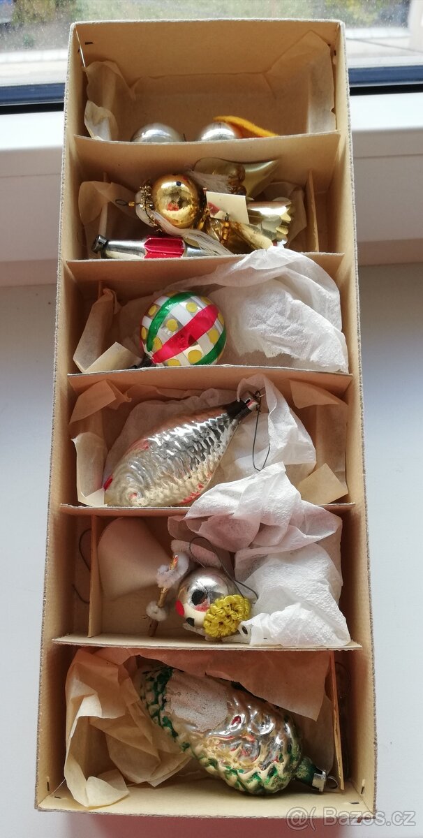 Vánoční ozdoby-skleněné - 3