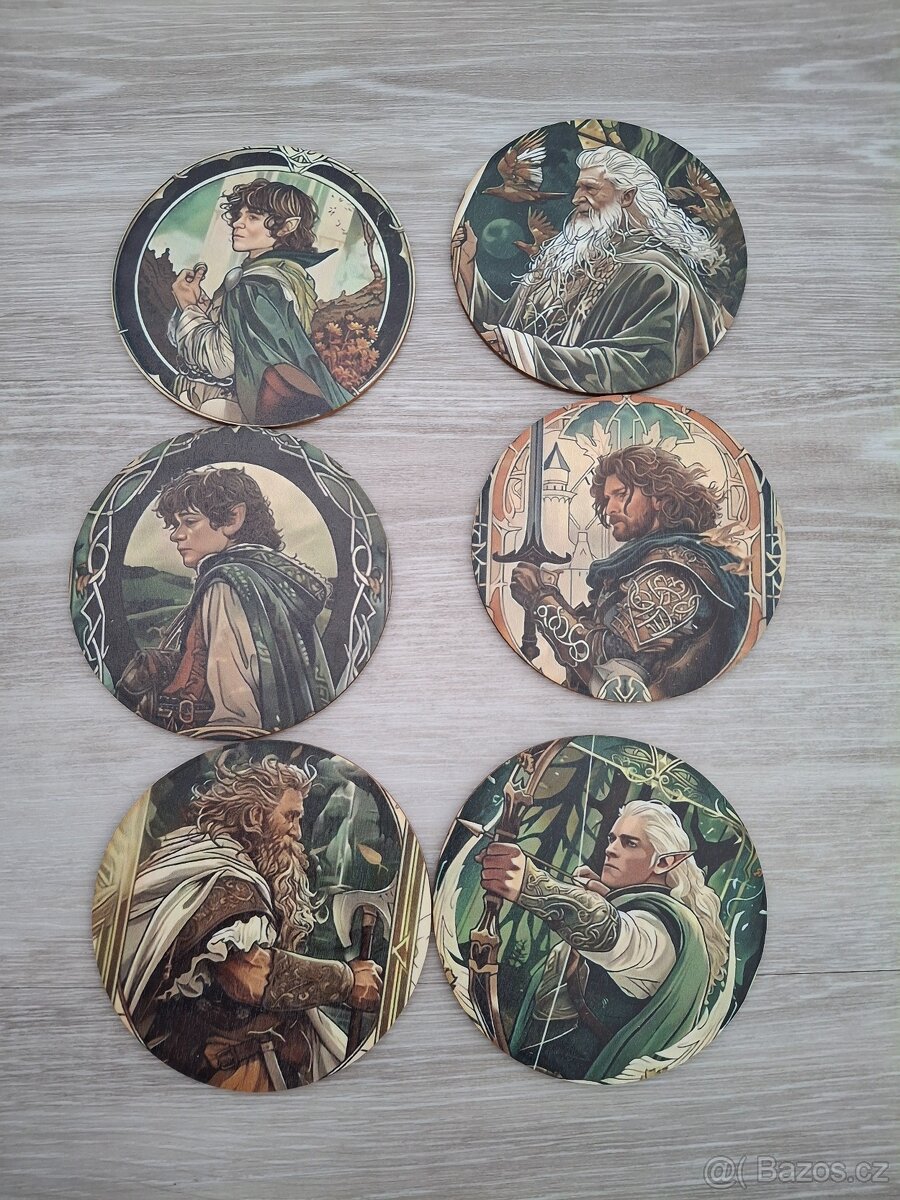 Podtácky Pán prstenů - 3