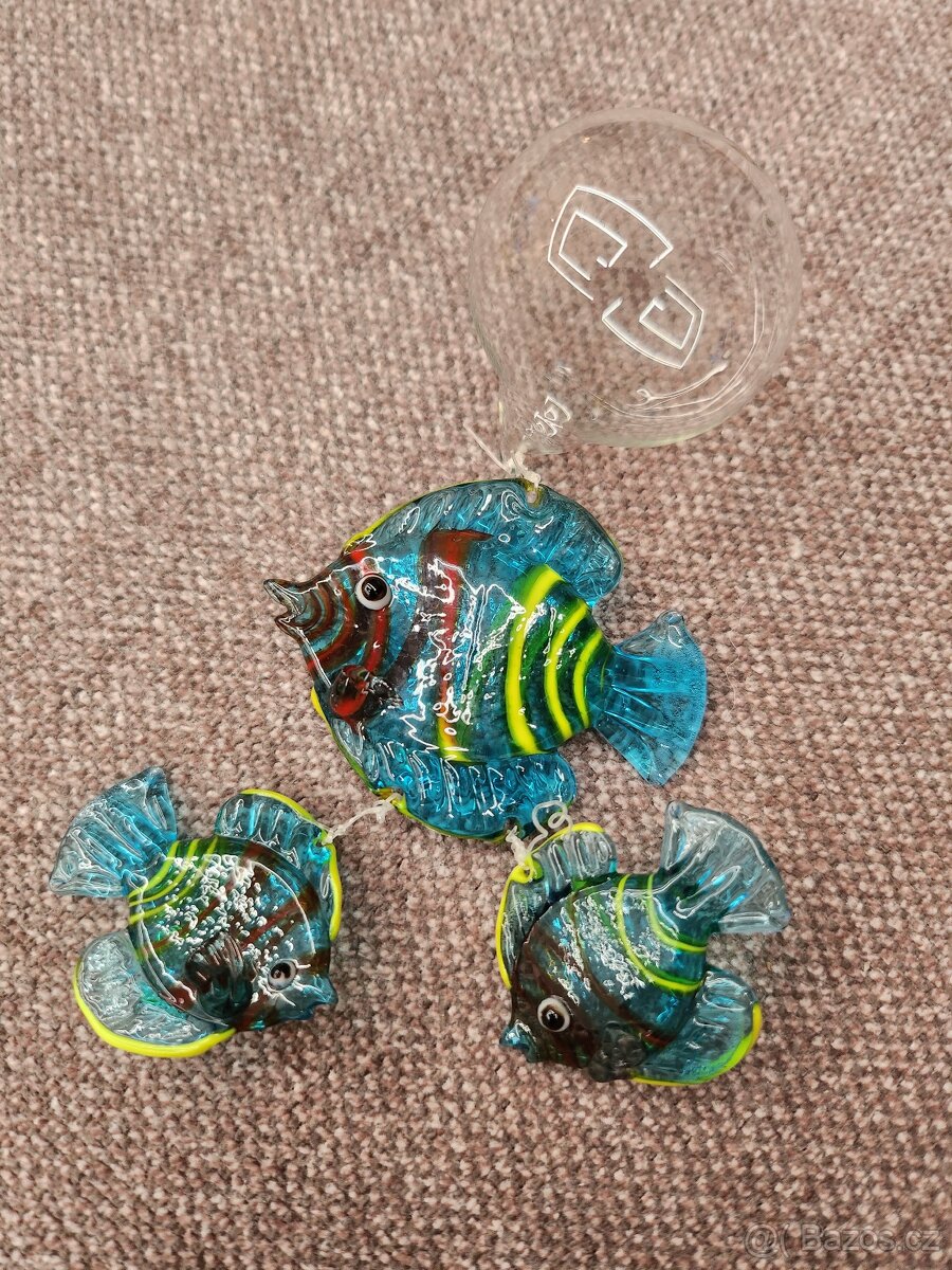Mix skleněných figurek- mini - 3