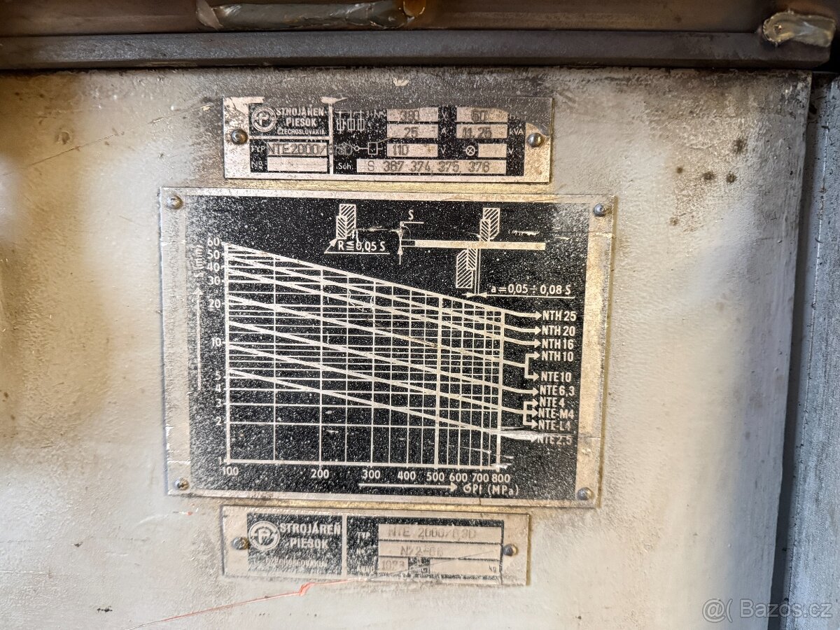 Tabulové nůžky NTE 2000/6,3 - 3