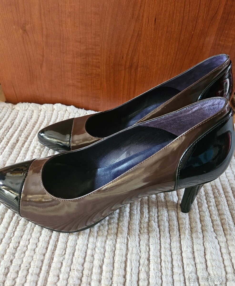 NOVÉ(nenošené)SALAMANDER LODIČKY VEL.42 (lakované) - 3