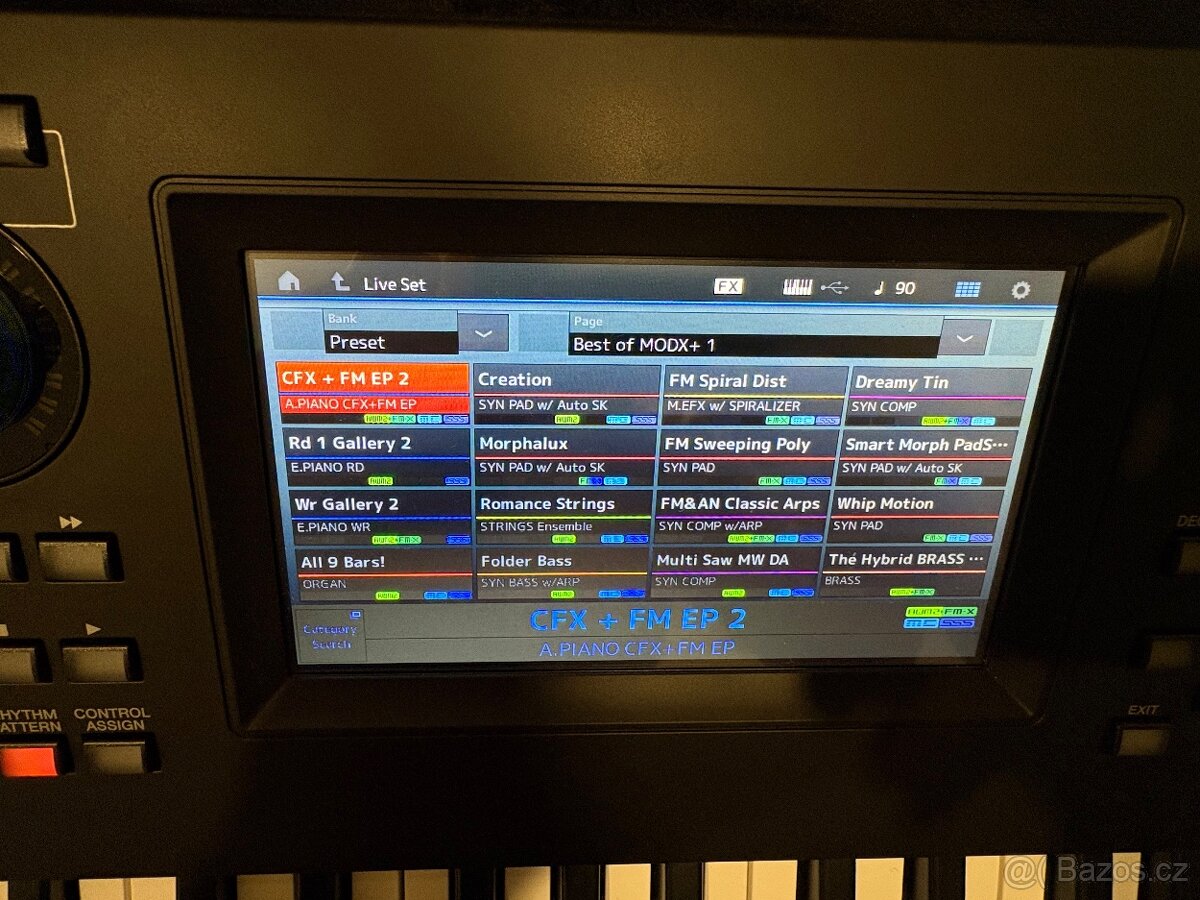 Predám klávesy Yamaha MODX6+ aj s puzdom - 3