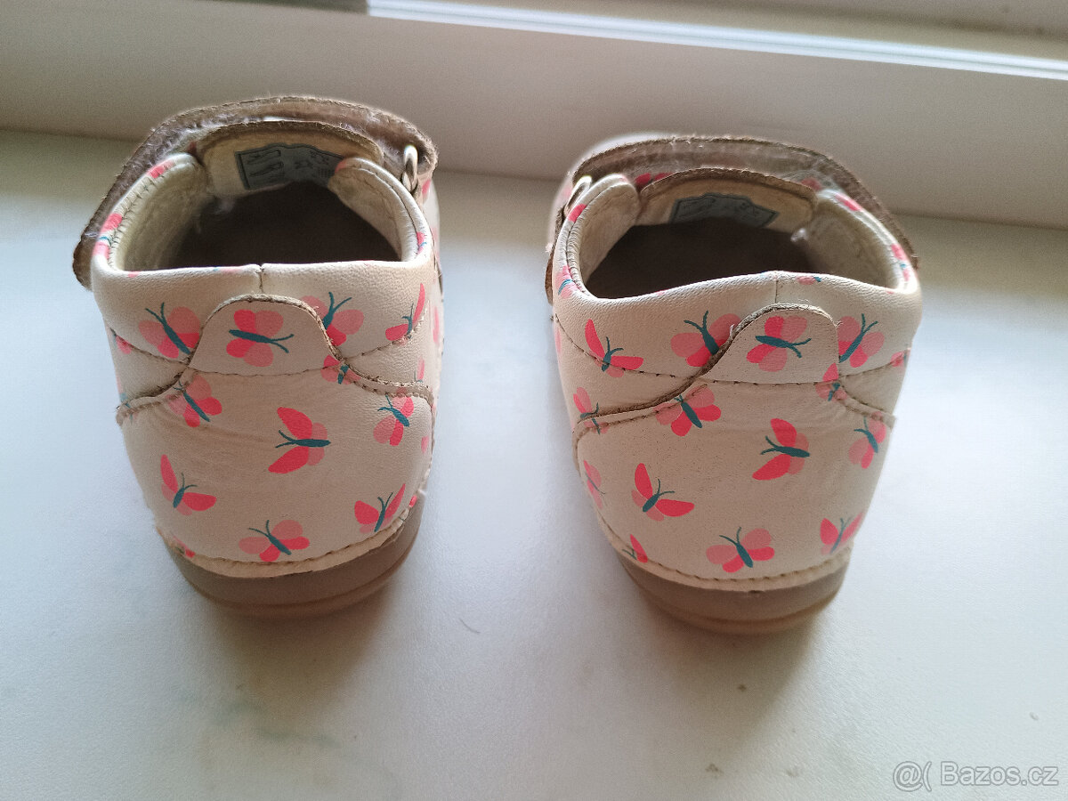 Barefoot dětské sandálky Lurchi - Flotty Nappa White vel. 22 - 3