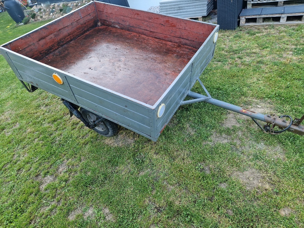 Přívěsný vozík - menší kola, možno za čtyřkolku - 3