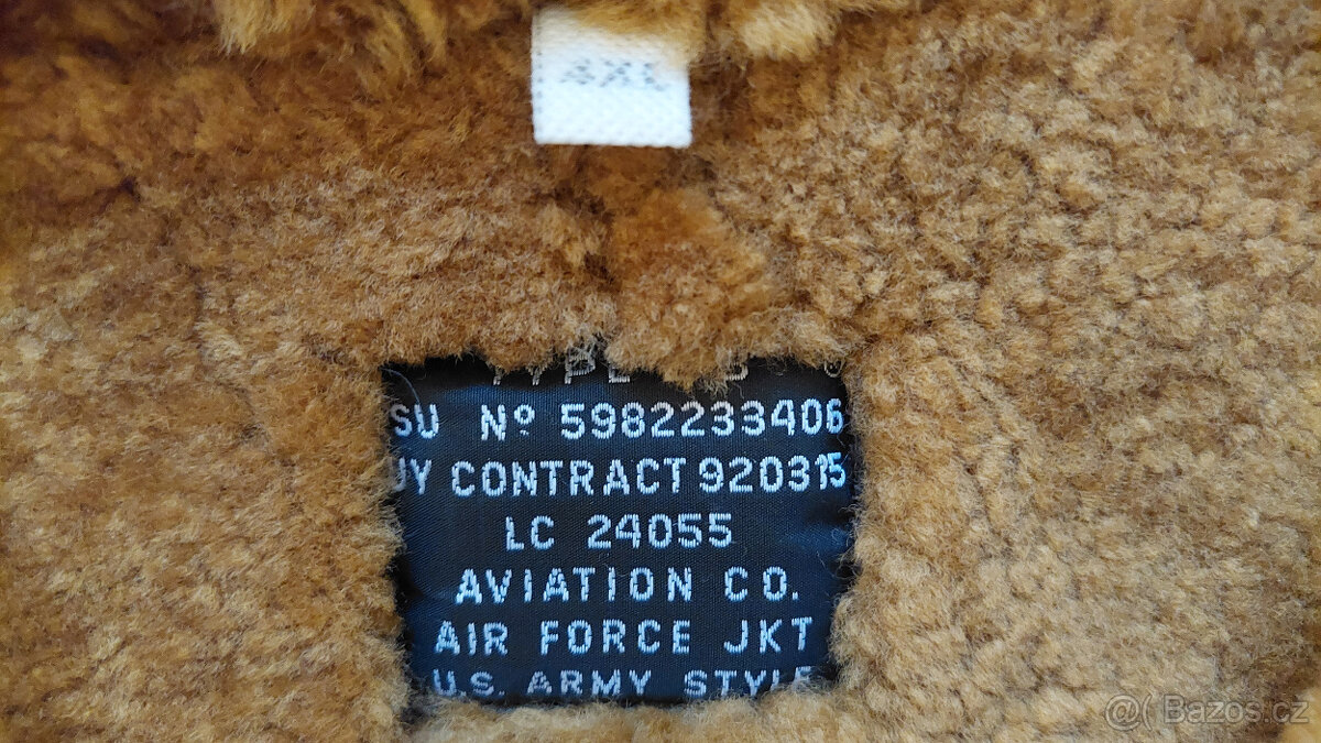 Kožená bunda pilotka B-3 - 3