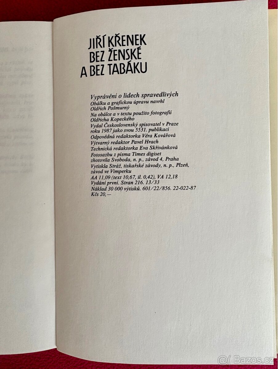 Prodám knihu Bez ženské a bez tabáku - 3