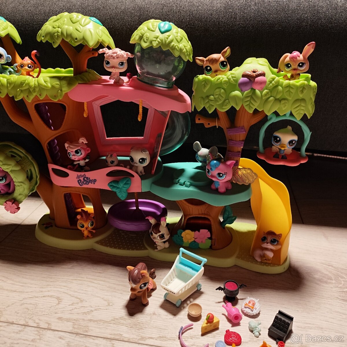 LPS krásná sadička stromový domeček zvířátka a doplňky - 3