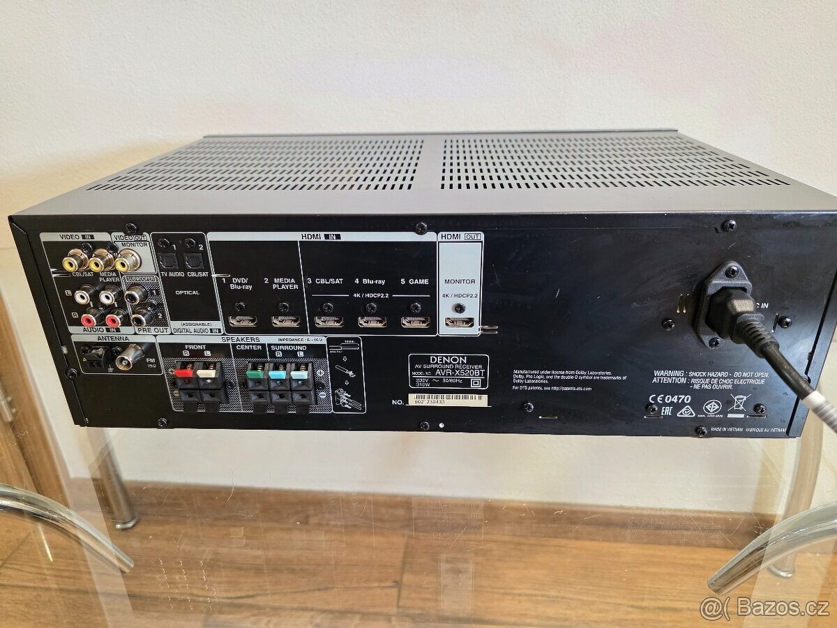 Denon AVR-X520BT - 3