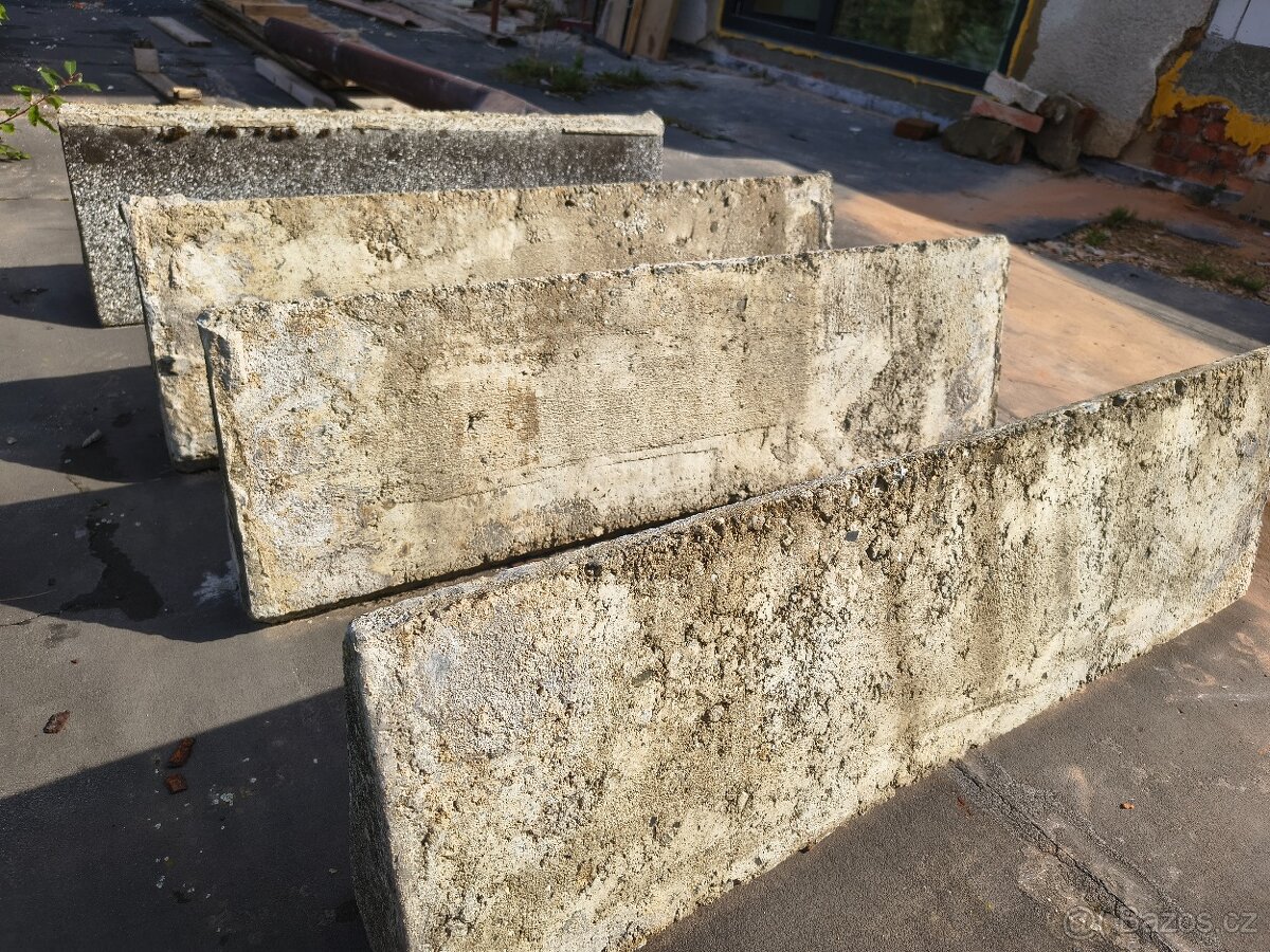 Betonové schody 4ks - šířka 120 cm - 3